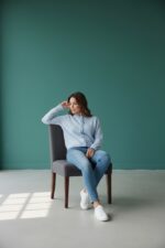 Gilet Maille Douce À Volants Délicats – Image 4