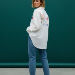 Chemise Blanche À Cœur Brodé Esprit Iconique