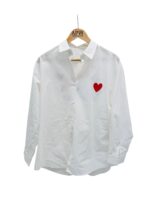 Chemise Blanche À Cœur Brodé Esprit Iconique – Image 5