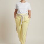 Pantalon Jogging Grande Taille Ceinture Fantaisie & Détails Sport Chic