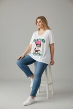 T-Shirt Grande Taille “Champions” Ours Baseball – Esprit Casual & Sport Chic – Image 2