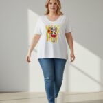 T-Shirt Grande Taille “Gelato” – Esprit Dolce Vita & Fraîcheur Gourmande