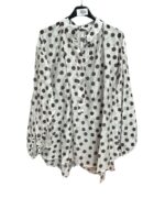 Blouse Grande Taille À Pois Fluides – Esprit Chic & Féminin – Image 4