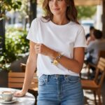 Bracelet Porcelaine Doré & Charms Méditerranéens