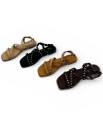 Sandales Suédine Cloutées – Image 2