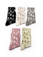 Chaussettes Léopard Tendance – Image 2