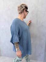 Top Maille Fine Grande Taille À Manches Courtes – Image 6