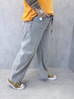 Jean Large Grande Taille Taille Élastiquée Esprit Casual Confort – Image 7