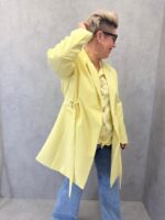 Veste Tailleur Ceinturée Fluide – Grande Taille – Image 4