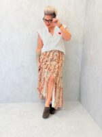 Jupe Longue Imprimée Bohème Coupe Fluide – Esprit Chic Décontracté – Image 3