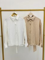 Chemise À Motif Pois Avec Lavallière – Image 5