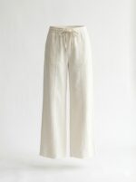 Pantalon Large En Coton À Taille Élastiquée – Image 3
