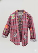 Veste Patchwork En Coton Brodé – Image 3