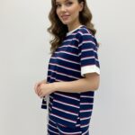 T-Shirt Rayé Oversize Esprit Marin Chic