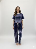 T-Shirt Rayé Oversize Esprit Marin Chic – Image 2