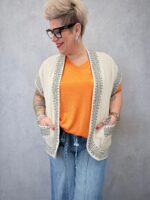 Veste Sans Manches Brodée Bohème – Coupe Fluide Ceinturée