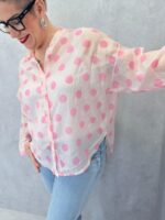 Tunique Fluide À Pois Pastel – Image 7