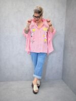 Chemise Oversize Rayée Imprimé Fun – Esprit Pop & Tendance – Image 6