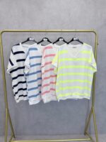 T-shirt Oversize Rayé Multicolore – Esprit Estival & Décontracté – Image 4