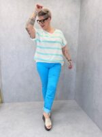 T-shirt Oversize Rayé Multicolore – Esprit Estival & Décontracté