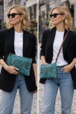 Pochette LOVE Cloutée Esprit Bohème Chic