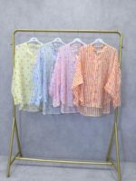 Tunique Rayée Cœurs Multicolores – Image 3