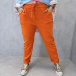 Pantalon Confort Taille Élastique Grande Taille