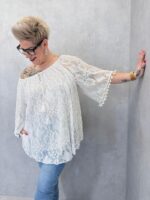 Tunique Grande Taille Dentelle Bohème Chic – Image 7