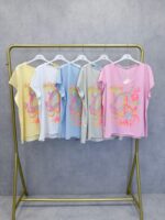 T-shirt Imprimé Peace & Love Multicolore – Esprit Bohème & Estival – Image 4