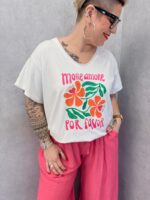T-shirt Floral More Amore – Image 4