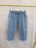 Pantalon Jean Rayé Grande Taille – Coupe Confort & Style Casual Moderne – Image 3