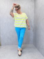 T-shirt Oversize Rayé Multicolore – Esprit Estival & Décontracté – Image 5