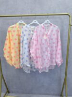 Tunique Fluide À Pois Pastel – Image 2