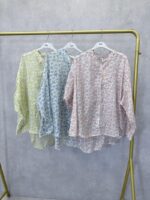 Tunique Fluide À Imprimé Fleuri Délicat – Image 3