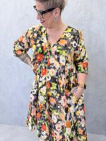 Robe Fluide Imprimé Fleuri Artistique – Élégance Légère & Esprit Bohème – Image 9