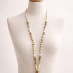 Sautoir Perlé Élégant À Pampille Esprit Bohème Chic