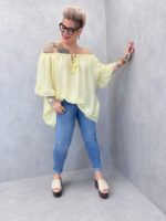 Tunique Fluide À Col Froncé Grande Taille – Image 4