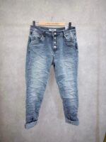 Jean Denim Stretch Boutons Bijoux – Image 4