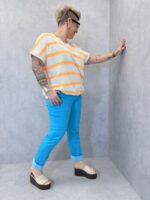 T-shirt Oversize Rayé Multicolore – Esprit Estival & Décontracté – Image 7