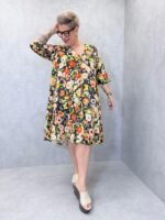 Robe Fluide Imprimé Fleuri Artistique – Élégance Légère & Esprit Bohème – Image 8
