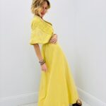 Robe Longue Brodée en Coton