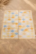 Carré Satiné Motif Argyle