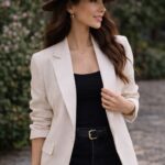 Chapeau De Paille Tressé Esprit Chic Estival