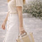 Sac Effet Paille Avec Sangle