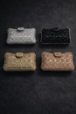 Pochette Bijou Strass Et Perles Effet Couture SoiréeV – Image 3