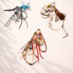 Porte-Clés Fantaisie Multi-Breloques Esprit Bohème Chic