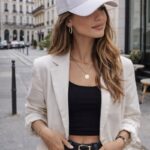Casquette Cœur Vichy Tendance