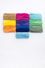 Foulard Léger En Coton Froissé Aux Couleurs Lumineuses – Image 2