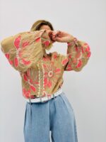 Chemise Brodée Florale Betina En Lin Et Viscose