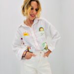 Chemise En Gaze De Coton Brodée Esprit Soleil